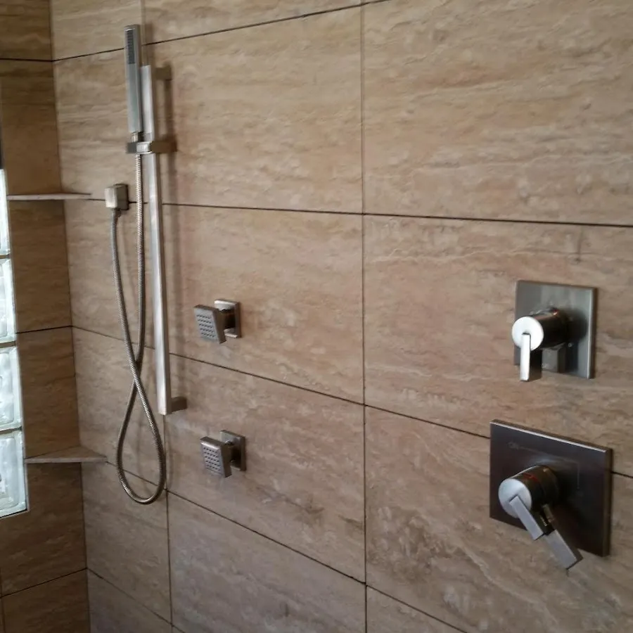 Shower fixture installation for Water Heater Replacement in Henderson